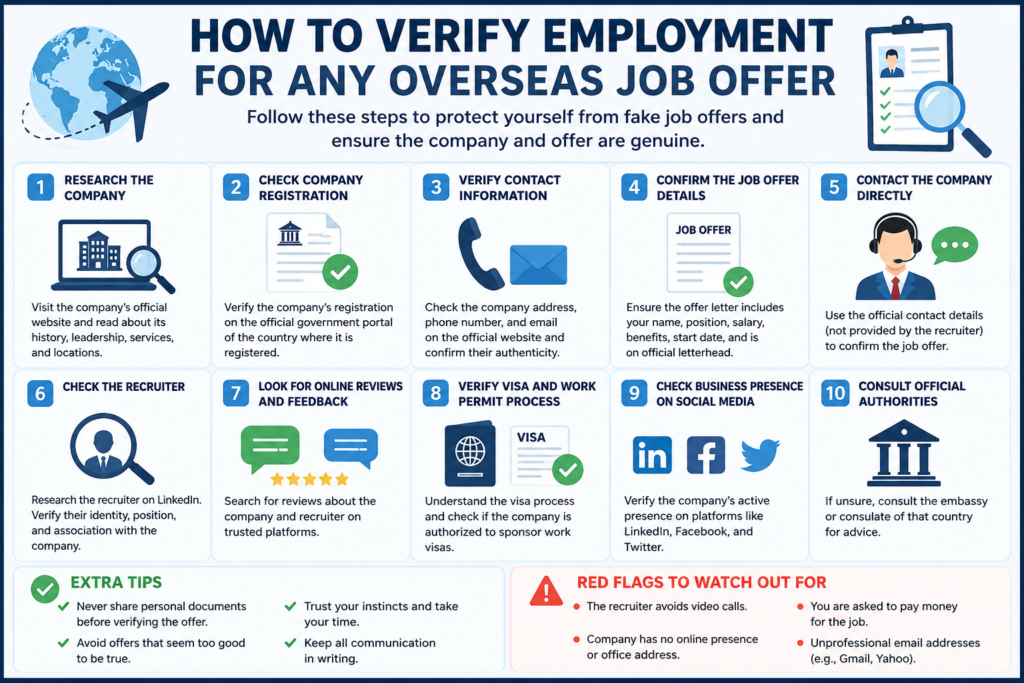 How to Verify Employment for Any Overseas Job Offer