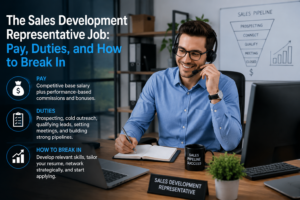“The sales development representative Job: Pay, Duties, and How to Break In”